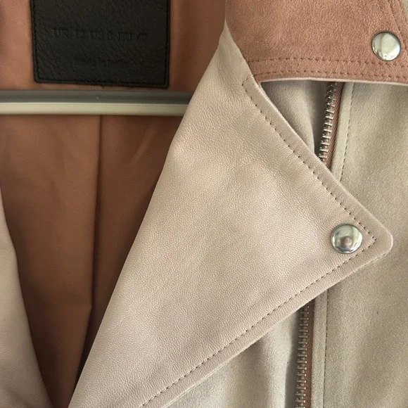 AllSaints Balfern leather biker jacket - Picture 5 of 8